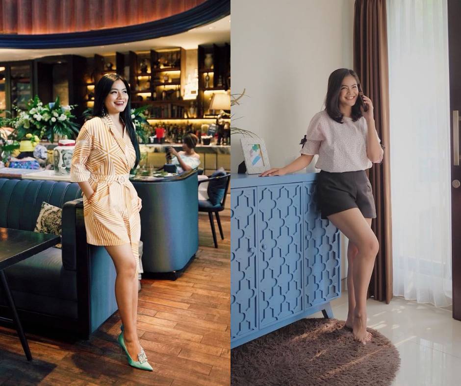 Inspirasi outfit Titi Kamal dan Indah Indriana. (instagram.com/titi_kamall / instagram.com/indahindriana)
