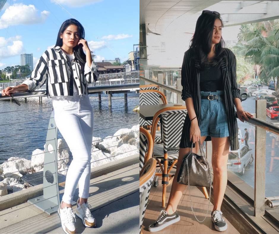 Inspirasi outfit Titi Kamal dan Indah Indriana. (instagram.com/titi_kamall / instagram.com/indahindriana)