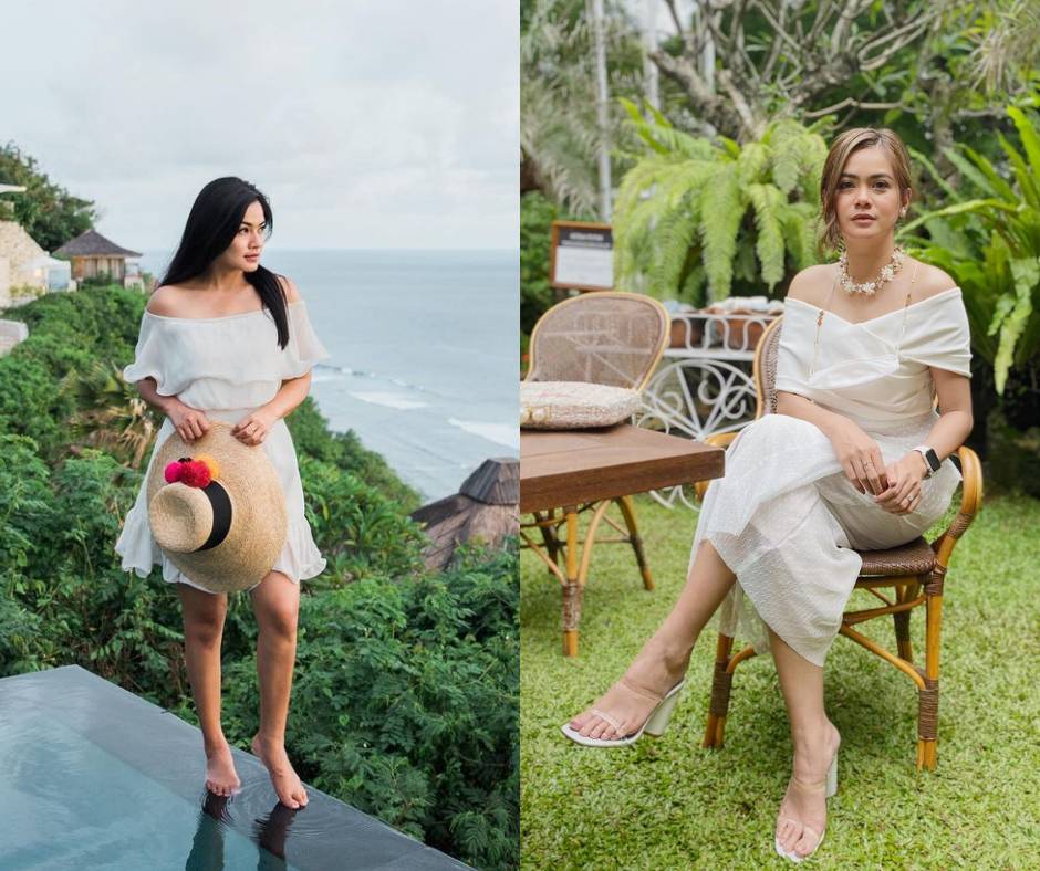 Inspirasi outfit Titi Kamal dan Indah Indriana. (instagram.com/titi_kamall / instagram.com/indahindriana)