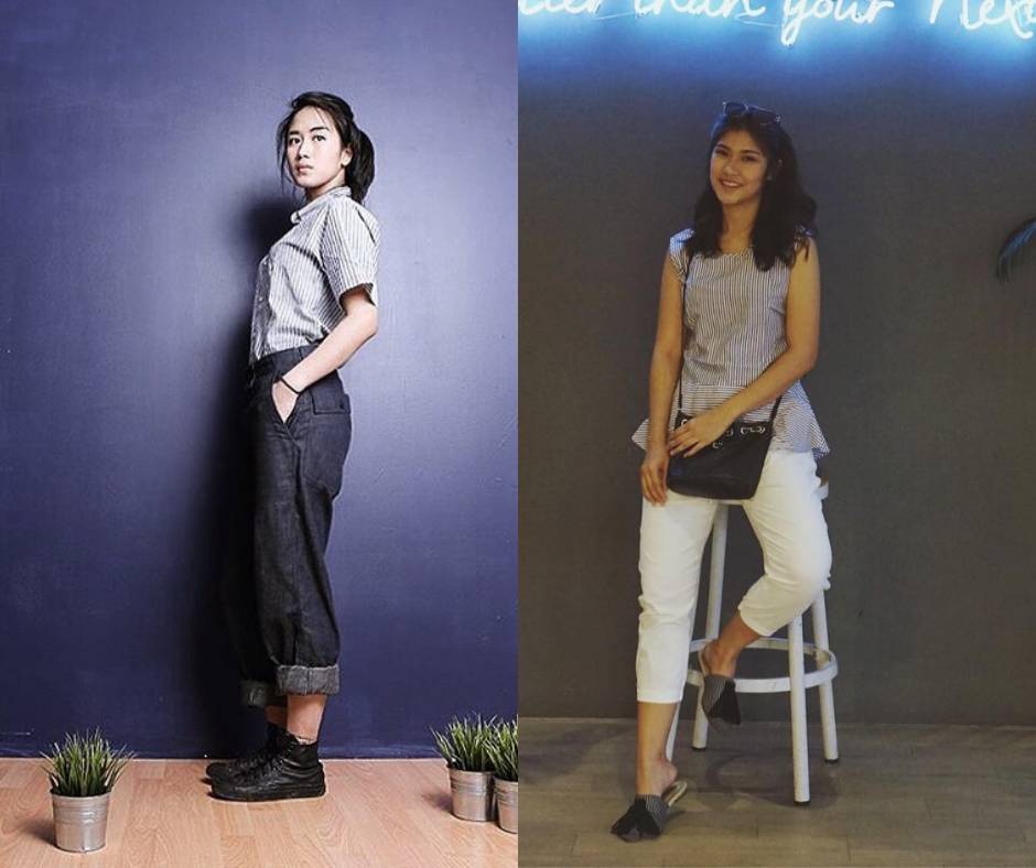 Inspirasi outfit Renatta Moeloek dan Olivia Tommy. (instagram.com/renattamoeloek / instagram.com/olivia.mci8)