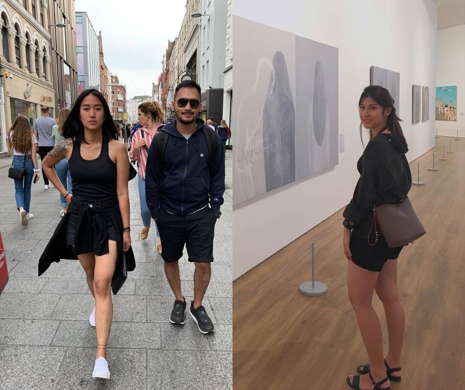 Inspirasi outfit Renatta Moeloek dan Olivia Tommy. (instagram.com/renattamoeloek / instagram.com/olivia.mci8)