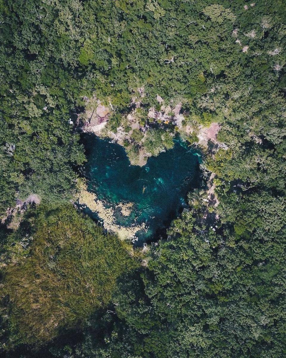 Cenote Corazón del Paraíso di Tulum (instagram.com/discover.tulum)