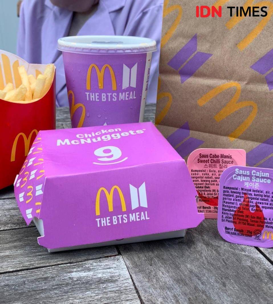 McD BTS Meal. IDN Times/Bayu Nurseto