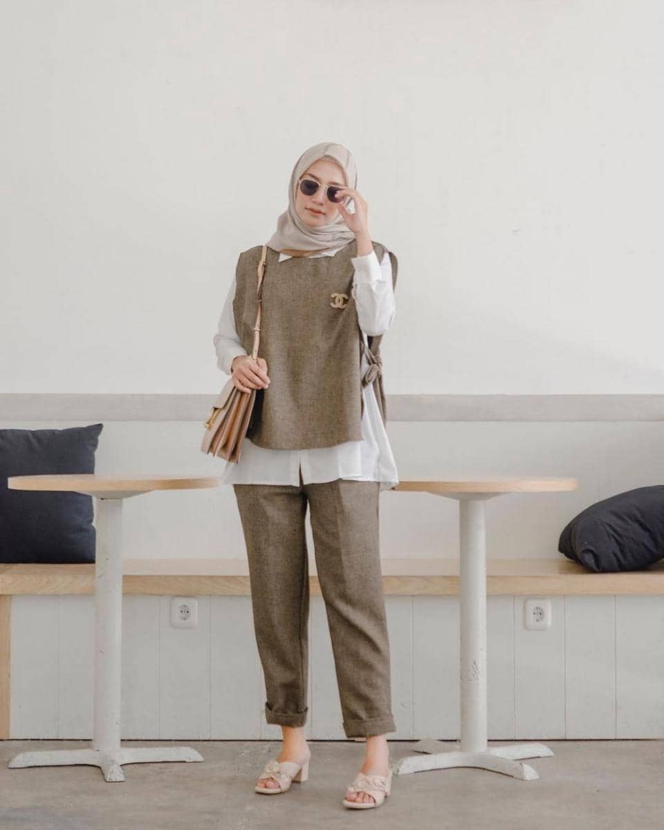 Outfit one set ala Mega Iskanti (instagram.com/megaiskanti)