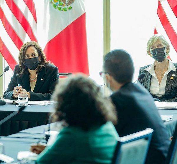 Wakil Presiden Amerika Serikat, Kamala Harris, berkunjung ke Meksiko membahas masalah migrasi. (Instagram.com/vp)