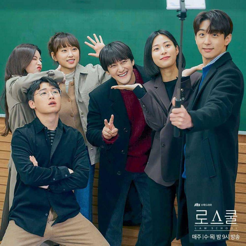 kebersamaan para pemain Law School (instagram.com/jtbcdrama)