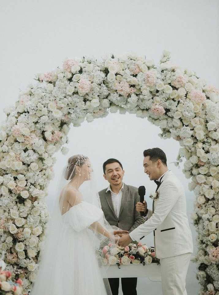 pernikahan Mezty eks 7icon (Instagram.com/geraldyohanes)