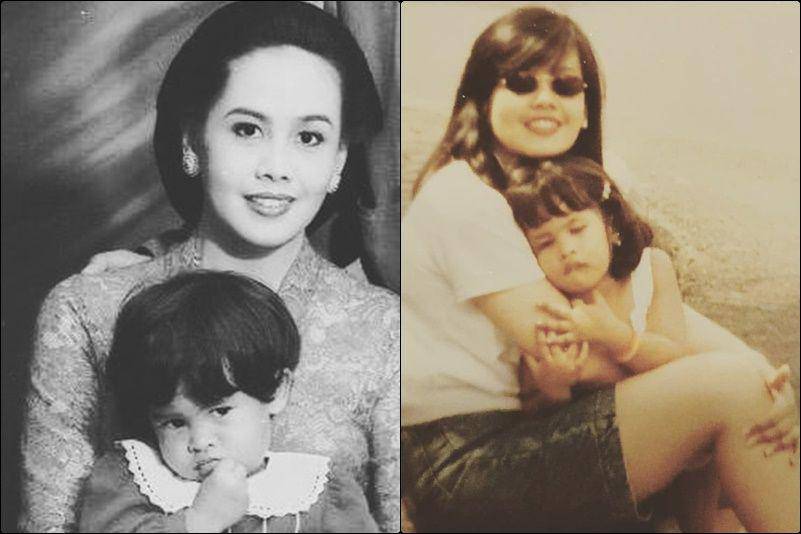 Potret masa kecil Maudy Ayunda dan mama (instagram.com/muren.s)