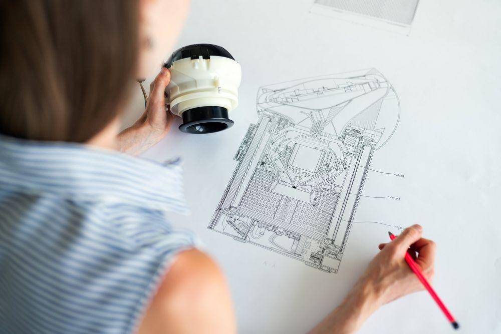 Ilustrasi menggambar konstruksi (Pexels.com/ThislsEngineering)
