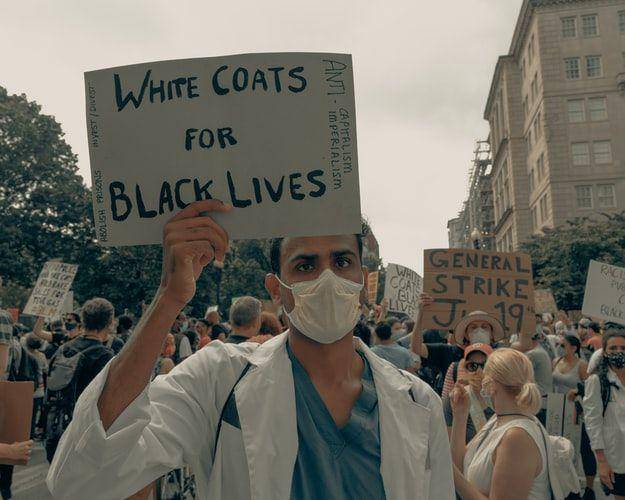 Unjuk rasa Black Lives Matter di Washington DC, AS, pada Juni 2020. (Unsplash.com/Clay Banks)