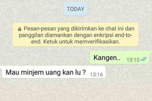 chat bilang kangen (instagram.com/katalucugambar)