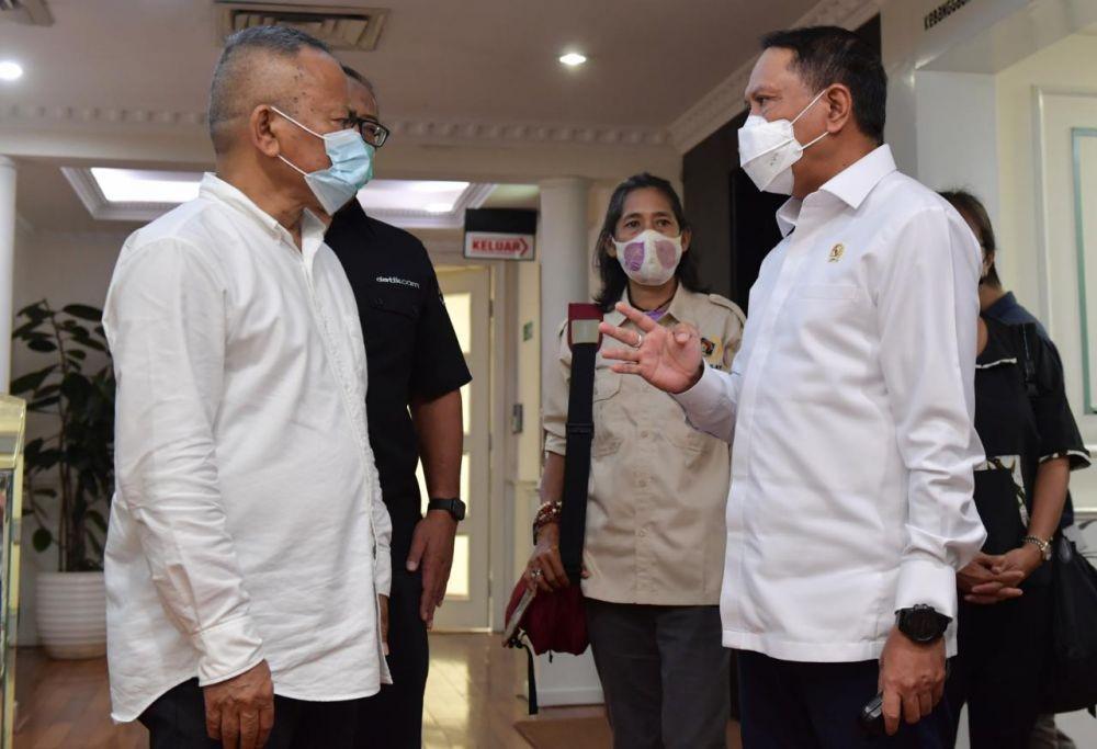 Bertemu Menpora, PWI Sampaikan Rencana Jelajah Kebangsaan Wartawan