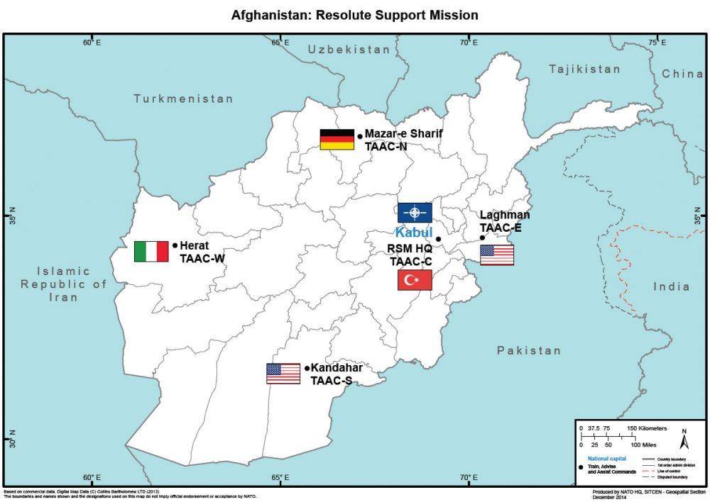 Pangkalan Militer NATO di Afghanistan. nato.int
