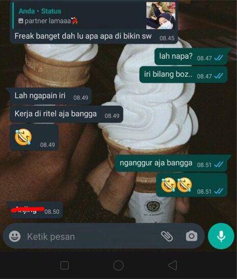 chat salah paham (twitter.com/txtdarigajelas)