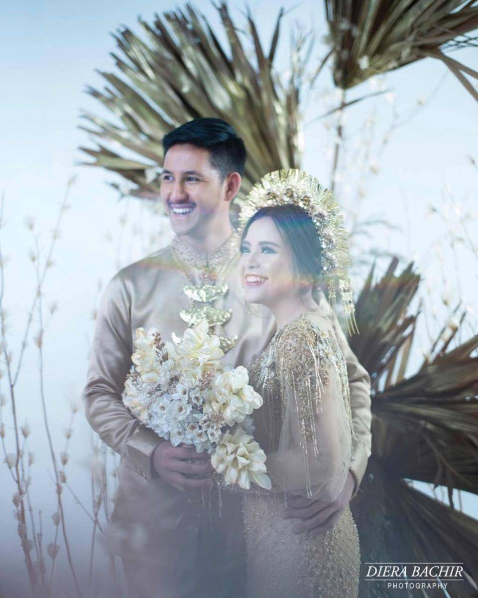 Artis prewedding pakai adat Minang (Dierabachir via Instagram.com/tasyakamila/)