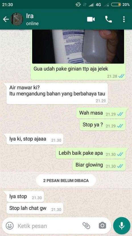 chat salah paham (twitter.com/txtdarigajelas)