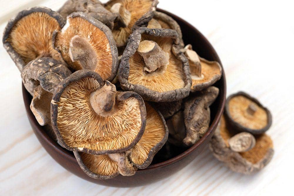 semangkuk jamur shitake kering (freepik.com/devmaryna)