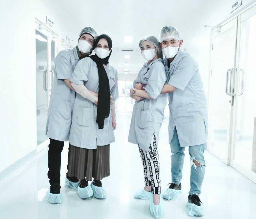 Gilang Juragan 99 dan Shandy MS Glow (instagram.com/attahalilintar)