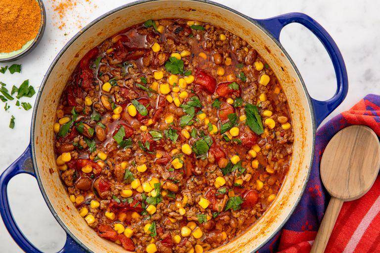 taco soup (delish.com/Ethan Calabrese)