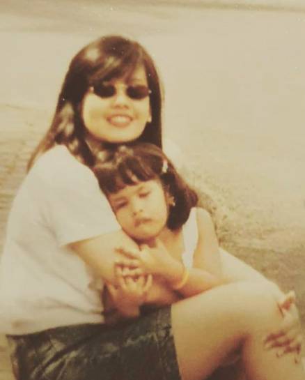 Kedekatan Maudy Ayunda dan mama (instagram.com/muren.s)