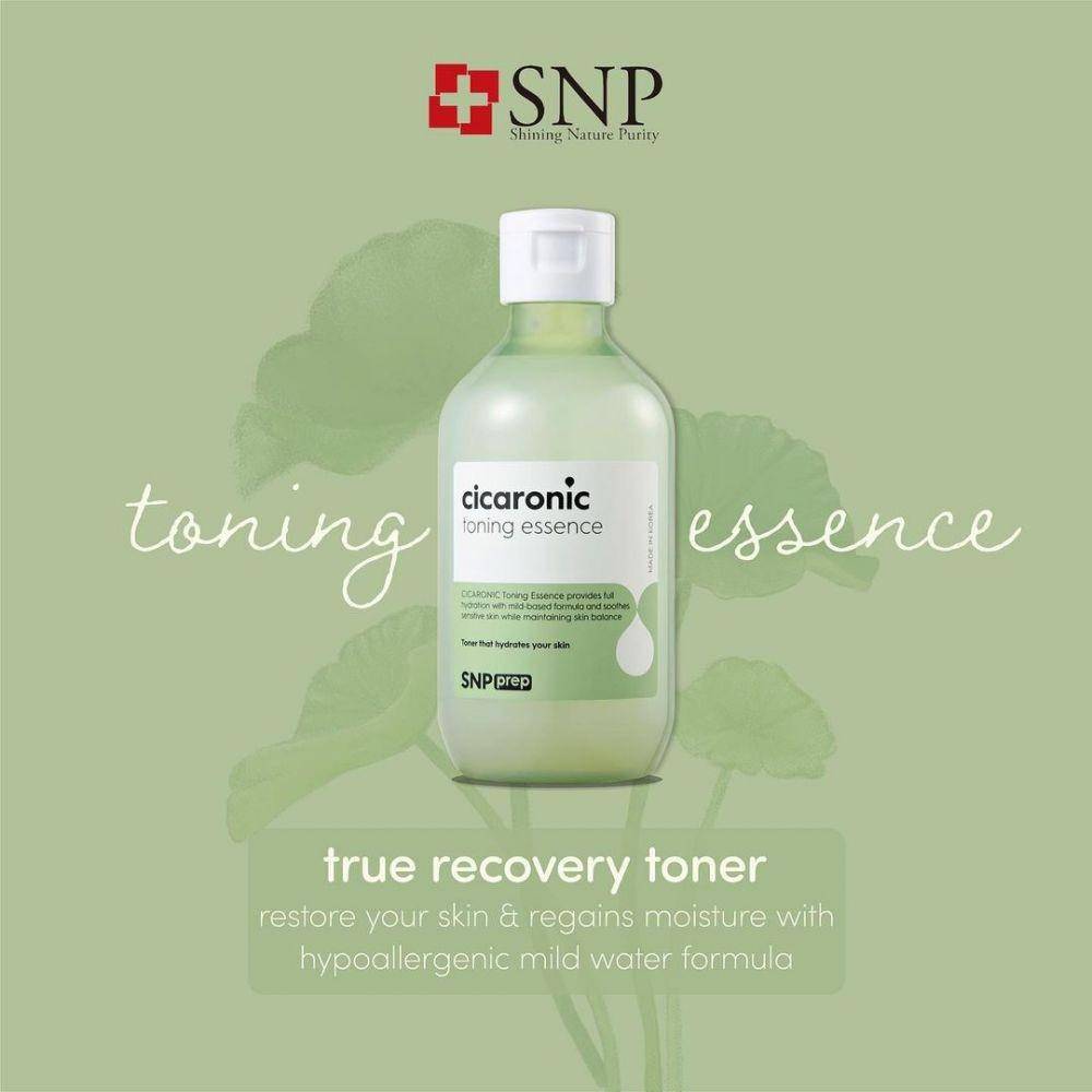 SNP Prep Cicaronic Toning Essence (instagram.com/snpofficial.id)