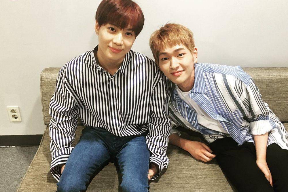Potret keakraban Onew dan Taemin SHINee (instagram.com/sbsyoungstreet)