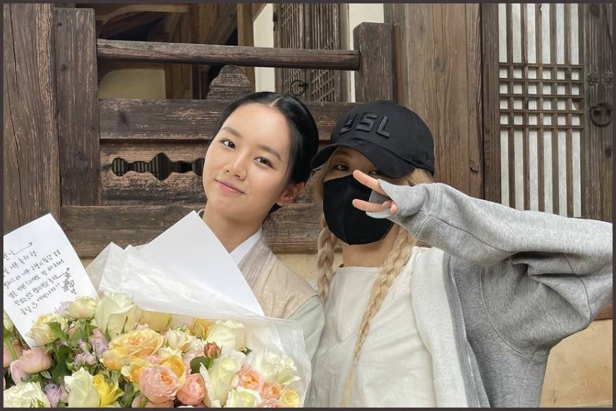 Hyeri dan Rose BLACKPINK (instagram.com/hyeri_0609)