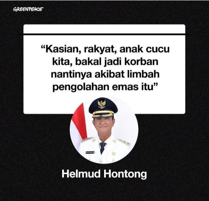 Greenpeace: Wakil Bupati Sangihe Bersama Rakyat Tolak Tambang Emas