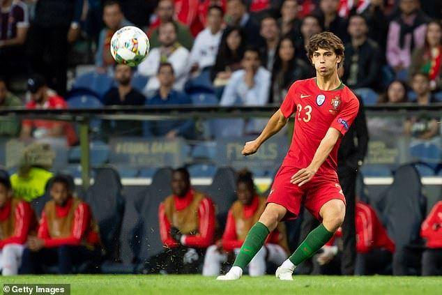aksi Joao Felix ketika membela Portugal (daylimail.co.uk)