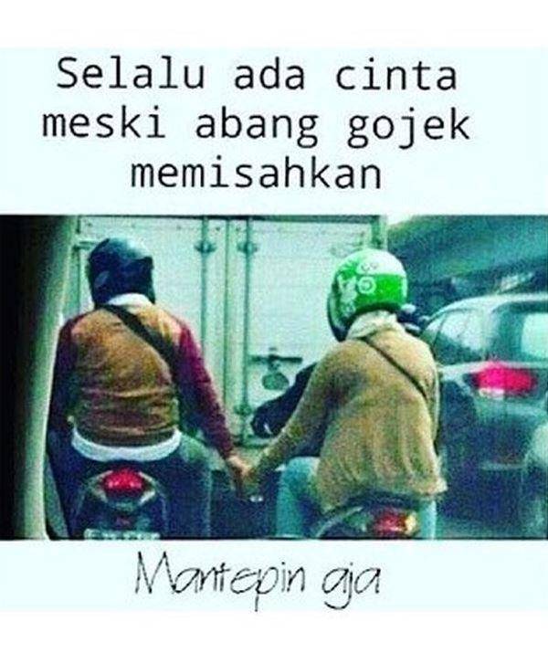 meme lika-liku hidup ojek online (me.me)