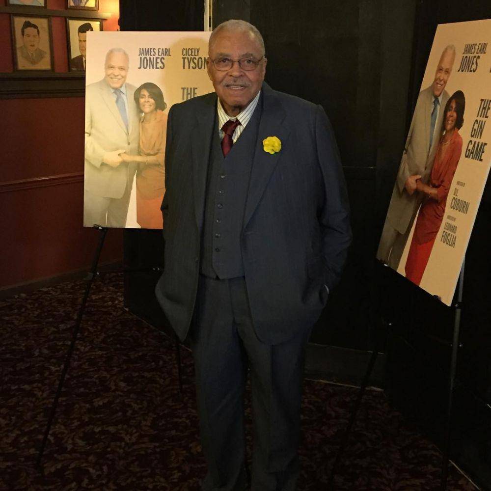 James Earl Jones (instagram.com/gingamebroadway)