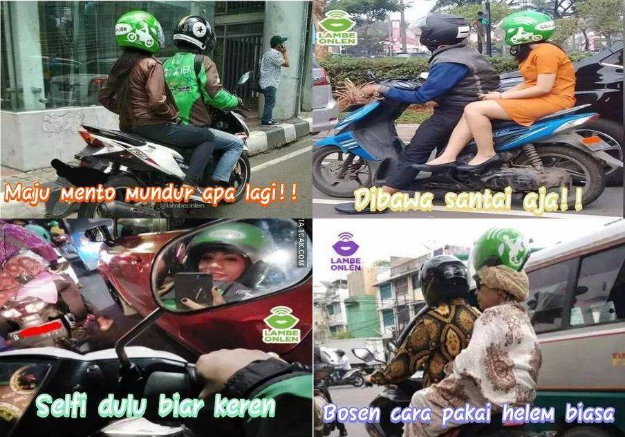 meme lika-liku hidup ojek online (1cak.com)