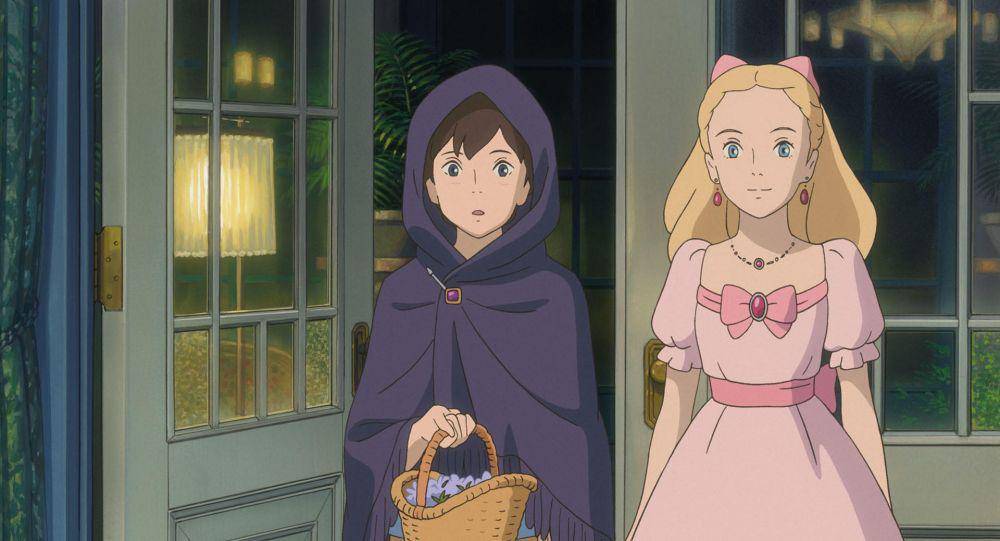 Anna dan Marnie menghadiri sebuah pesta (dok. Studio Ghibli via ghibli.jp)