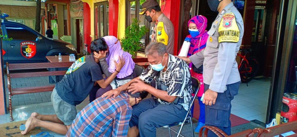 Terciduk Balapan Liar, Belasan Remaja Sungkem ke Orang Tua