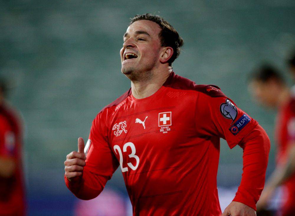 potret Xherdan Shaqiri bersama Timnas Swiss(live4liverpool.com)