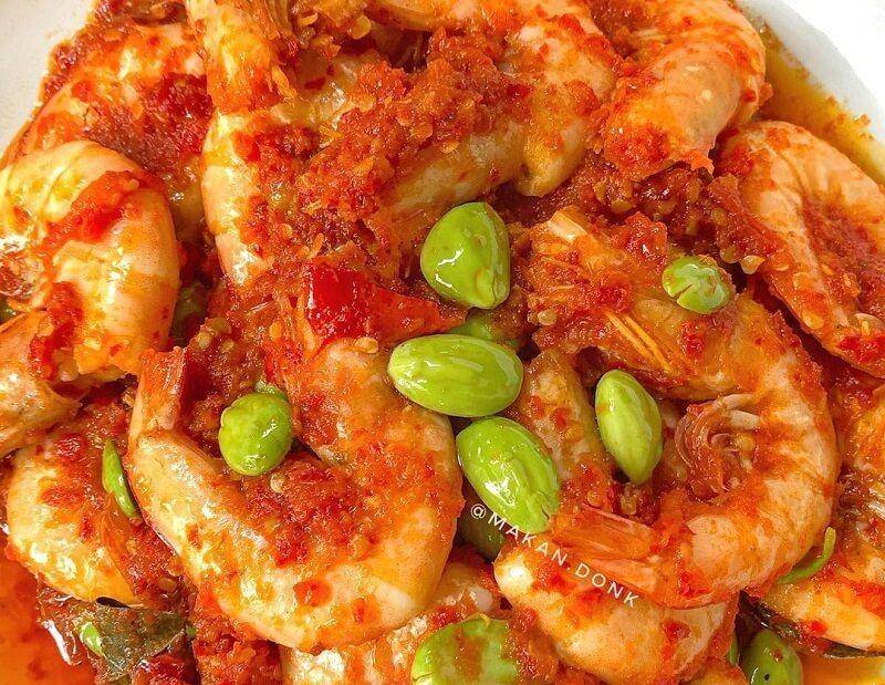 Resep Udang Balado (instagram.com/makan.donk)
