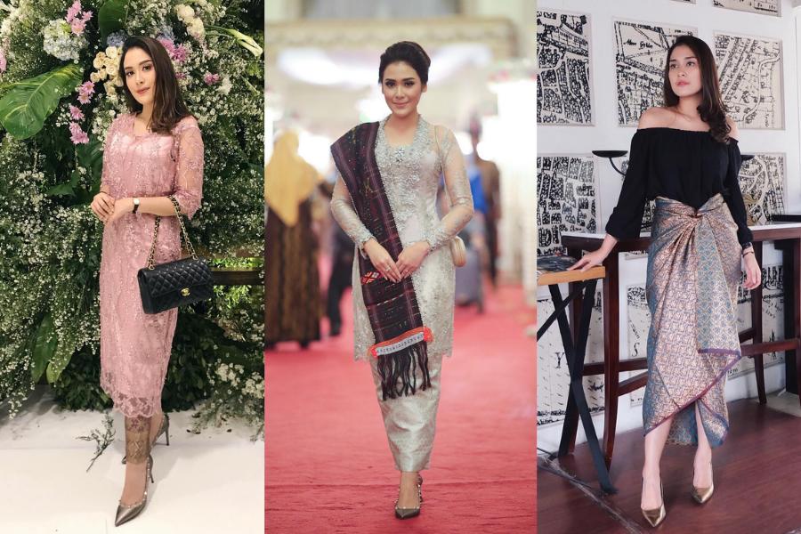 10 Ide Gaya Kondangan Andania Suri, dari Kebaya sampai Gaun Brokat