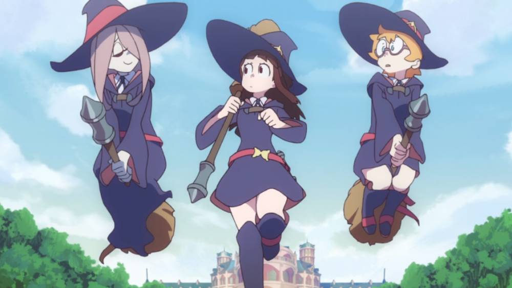 Tiga penyihir cilik dari anime Little Witch Academia (dok. Studio Trigger via little witch academia fandom)