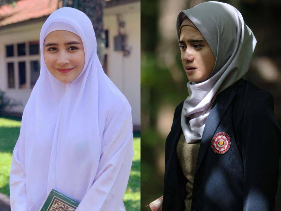 potret artis memakai hijab di film (instagram.com/prillylatuconsina96 | @koko.jatmiko via instagram.com/tissabiani)