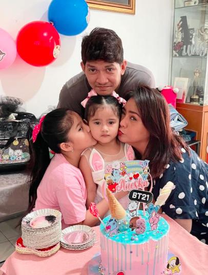 9 Momen Ultah Aneska Putri Iko Uwais dan Audy Item, Temanya BT21
