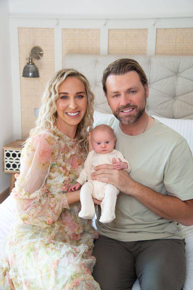 Danielle Parkinson, Ruby Jean McFadden, Brian McFadden (OK Magazine/Chelsea White)