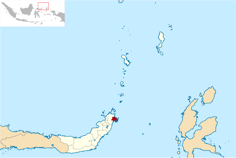 Kota Bitung di utara Sulawesi (commons.wikimedia.org)