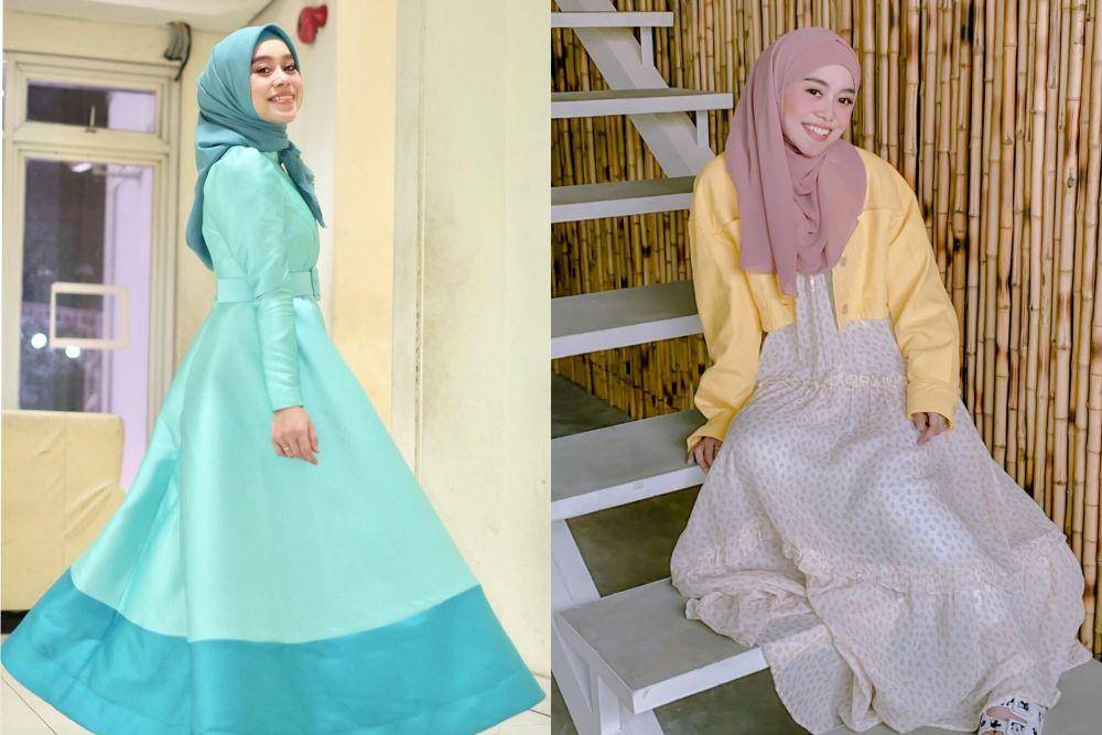 Lesty Kejora saat mengenakan dress. (Instagram.com/Lestykejora)