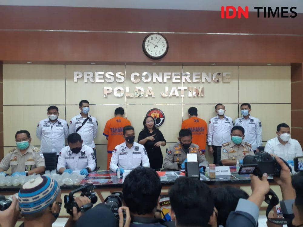 Penyelundupan benur yang digagalkan Ditreskrimsus Polda Jatim. IDN Times/ Fajar Ardiansyah