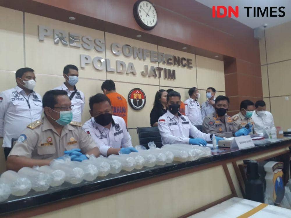 Penyelundupan benur yang digagalkan Ditreskrimsus Polda Jatim. IDN Times/ Fajar Ardiansyah