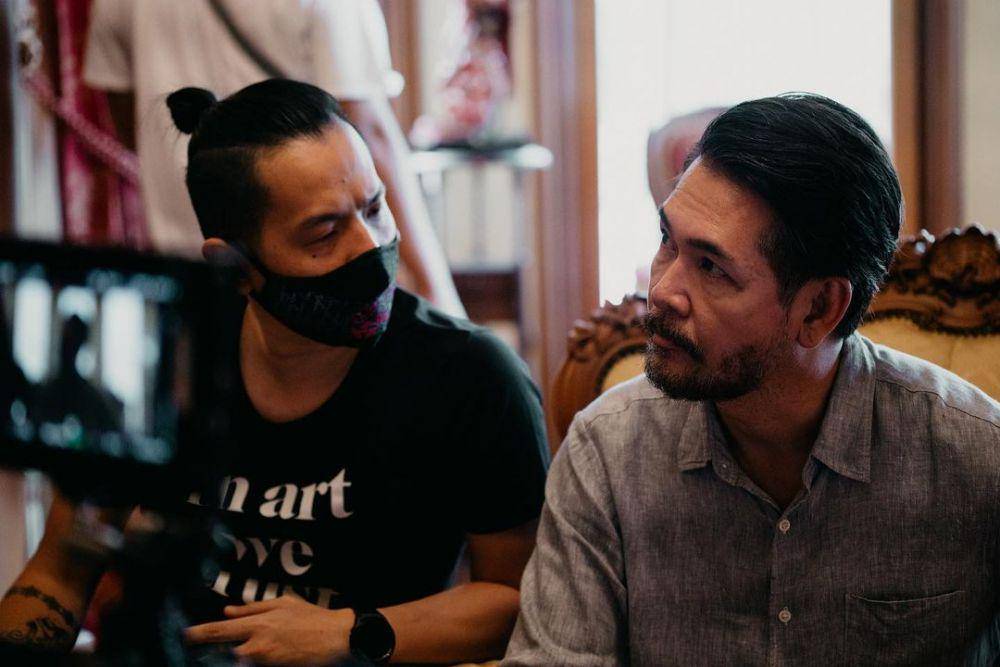 Proses syuting film Teka-Teki Tika. (instagram.com/ferrysal1m)