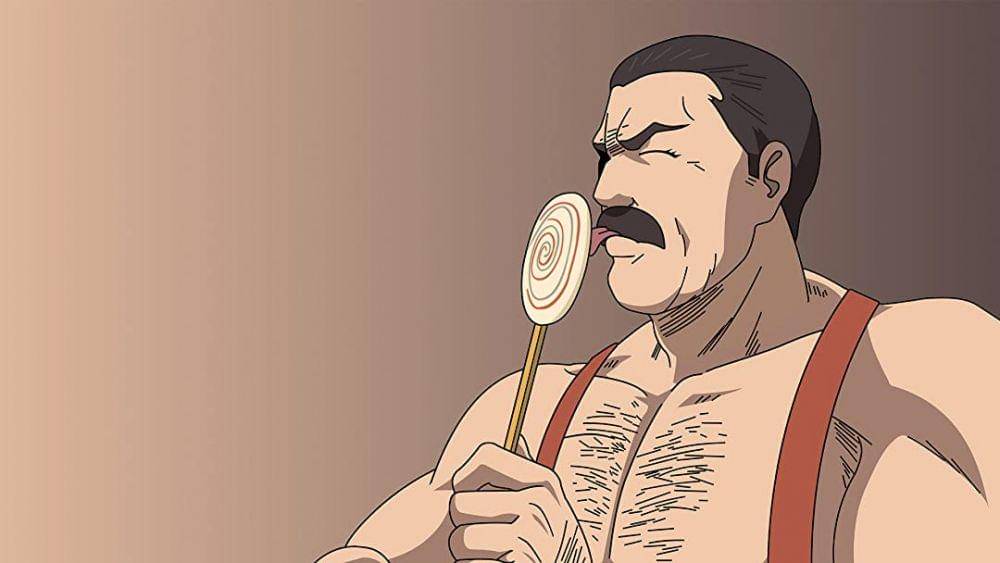 Freddie Mercurie di anime Cromartie high school (dok. Production I. G. via amazon.com)