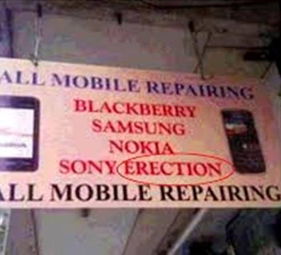 spanduk tukang servis hp (twitter.com/flutulangs)