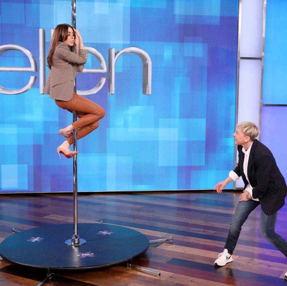 Aubrey Plaza dan Ellen DeGeneres (instagram.com/plazadeaubrey)