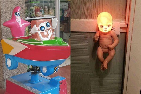 10 Potret Barang Salah Desain, Harusnya Lucu Malah Jadi Seram Banget
